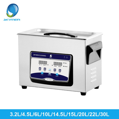 SKYMEN Ultrasonic Cleaner 3.2L/4.5L/6L/10L/14.5L/15L/20L/22L/30L Washing Main Board Laboratory Medical Appliance Golf Clubs