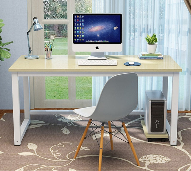 100*50cm Wooden Durable Computer Desk Laptop Table for Home Office Working Study