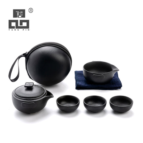 TANGPIN ceramic teapot tea cups a tea sets chinese kung fu travel tea set drinkware