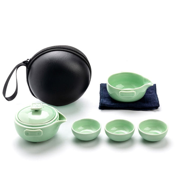 TANGPIN ceramic teapot tea cups a tea sets chinese kung fu travel tea set drinkware