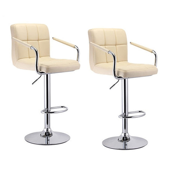 2pcs Stylish Bar Chair Modern European & Americal Bar Stool Swivel Lifting High Stool tabouret de bar for Home Bar Funiture HWC