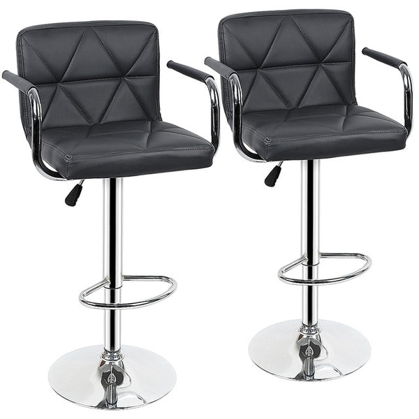 2pcs Stylish Bar Chair Modern European & Americal Bar Stool Swivel Lifting High Stool tabouret de bar for Home Bar Funiture HWC