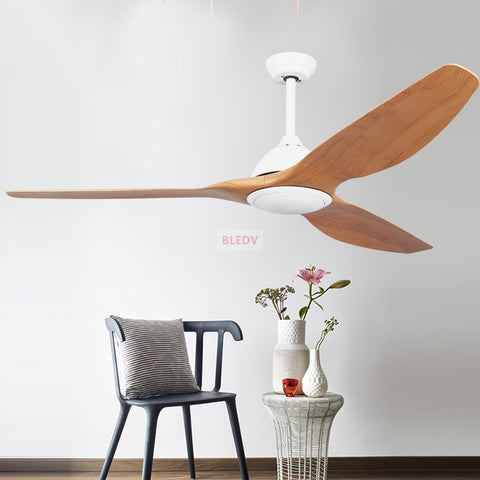 64 inch 52 inch led   Modern Industrial Ceiling Fan Light 110V/220V American retro remote ceiling fan Ventilador De Techo