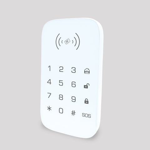 Wireless keypad for smart home security system extention keypad for burglar fire alarm host control panel support RFID key tag