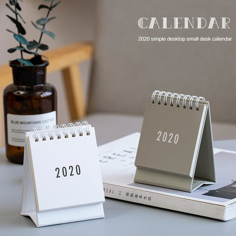 Desktop Mini Calendar 2020 Can be DIY Weekly Plan Schedules Office Desk Decoration Paper Stationery For Office Worker