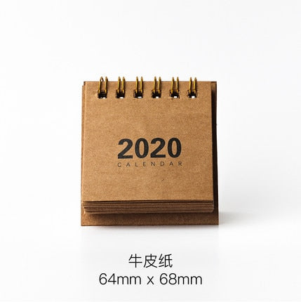 Desktop Mini Calendar 2020 Can be DIY Weekly Plan Schedules Office Desk Decoration Paper Stationery For Office Worker