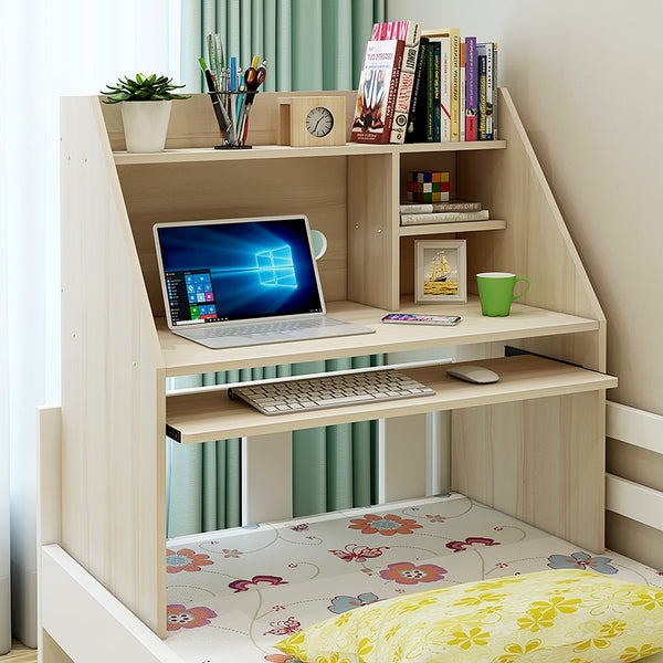 computer desk, college students' dormitory, artifact, upper and lower bunks, lazy desk, dormitory, small table