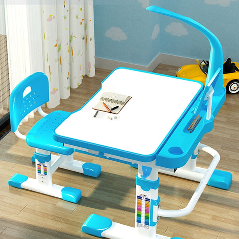 Multifunctional Kid Study Table Children Homework Desk  Ergonomic Student Adjustable Desk And Chair Combination Desktop 70*38cm