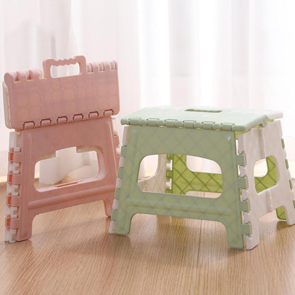 Plastic Multi Purpose Folding Step Stool Home Train Outdoor Storage Foldable Outdoor Storage Foldable Kids holding stool camping