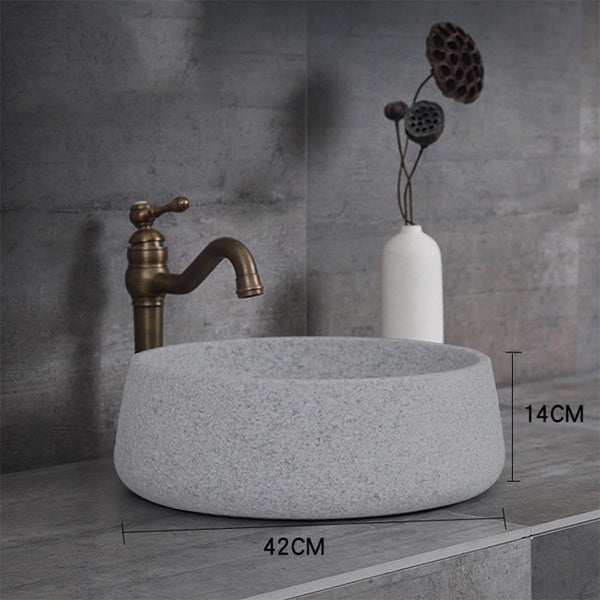 Rectangle concrete sink silicone mold diy molds for cement round sink Outdoor pool mold