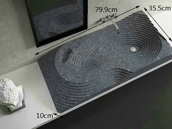 Rectangle concrete sink silicone mold diy molds for cement round sink Outdoor pool mold