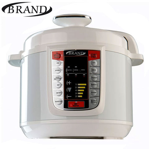 BRAND6051 Electric Pressure Cooker, 5L , Multivarka Cooking fast Rice cooker, Digital control, multicooker