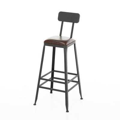 Bar Stool Iron Leisure Coffee Shop Tea Shop Wall Hanging High Table And Chair Nordic Simple Solid Wood Cashier Low Chair