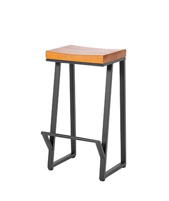 Bar Stool Iron Leisure Coffee Shop Tea Shop Wall Hanging High Table And Chair Nordic Simple Solid Wood Cashier Low Chair