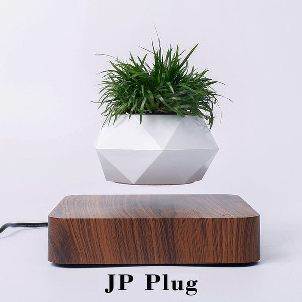 Hot Sale Levitating Air Bonsai Pot Rotation Planters Magnetic Levitation Suspension Flower Floating Pot Potted Plant Desk Decor