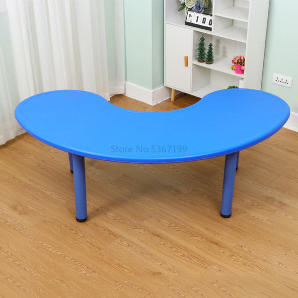 Kindergarten children's table and chair toy table plastic game table learning table lift