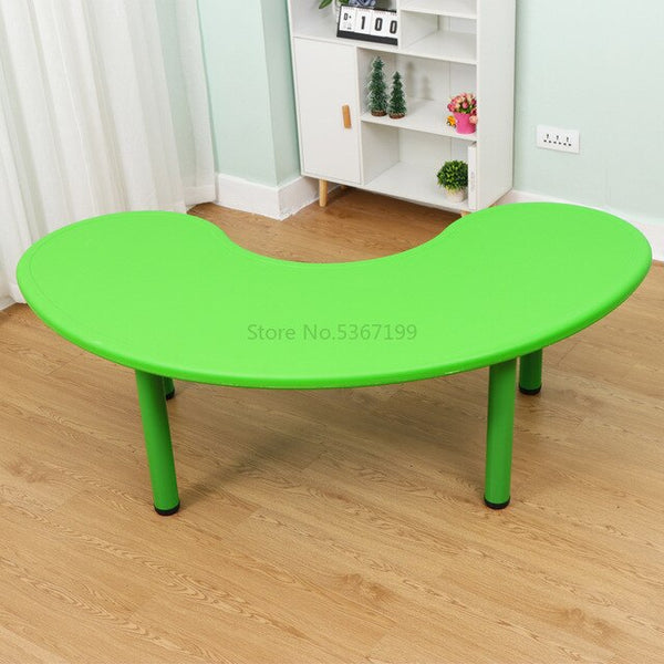 Kindergarten children's table and chair toy table plastic game table learning table lift