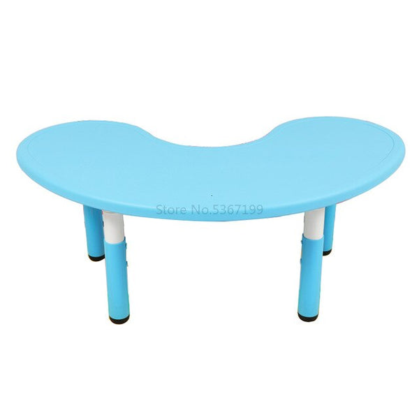 Kindergarten children's table and chair toy table plastic game table learning table lift