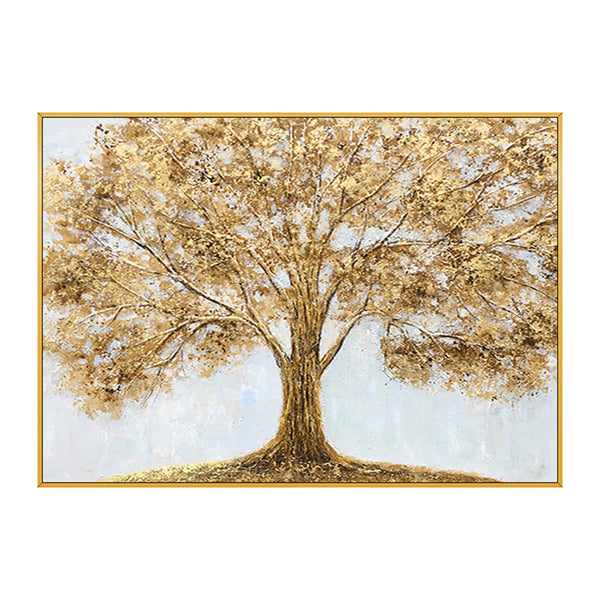 100% Handpainted Abstract Luxury Tree Oil Painting On Canvas Art Gift Home Decoration Living Room Wall Art Frameless Picture