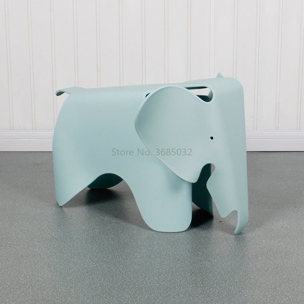 The Children Animal Kids Chair Elephant Shape Children Chair In Room Welcomed By The Waterproof PP Plastic Chairs Bearing