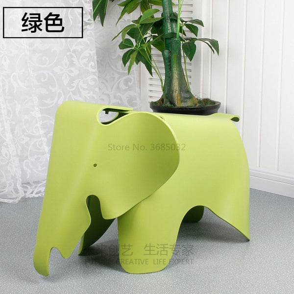 The Children Animal Kids Chair Elephant Shape Children Chair In Room Welcomed By The Waterproof PP Plastic Chairs Bearing