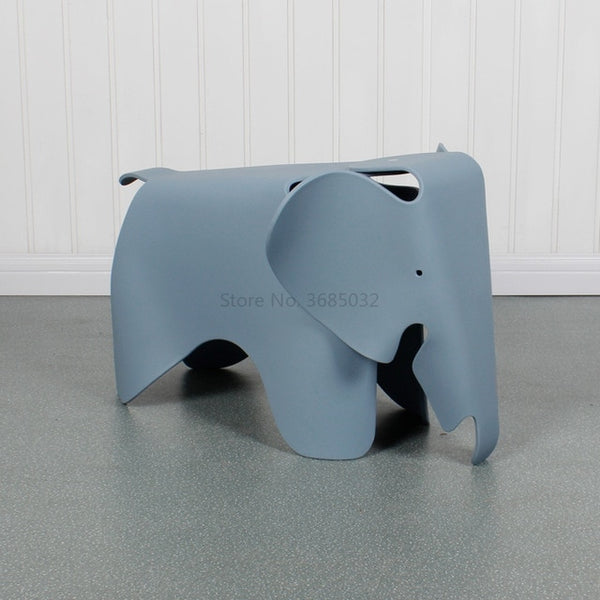 The Children Animal Kids Chair Elephant Shape Children Chair In Room Welcomed By The Waterproof PP Plastic Chairs Bearing