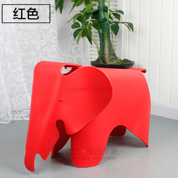 The Children Animal Kids Chair Elephant Shape Children Chair In Room Welcomed By The Waterproof PP Plastic Chairs Bearing