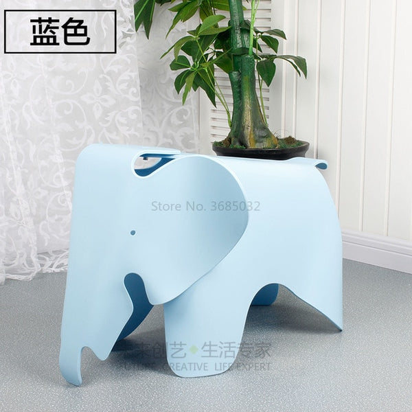 The Children Animal Kids Chair Elephant Shape Children Chair In Room Welcomed By The Waterproof PP Plastic Chairs Bearing