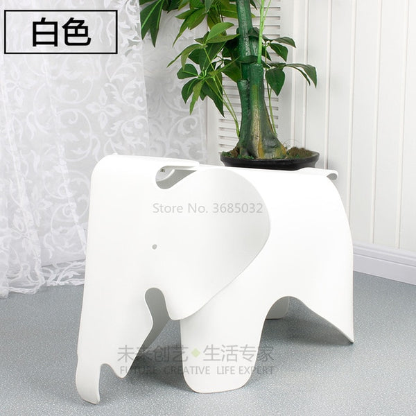 The Children Animal Kids Chair Elephant Shape Children Chair In Room Welcomed By The Waterproof PP Plastic Chairs Bearing