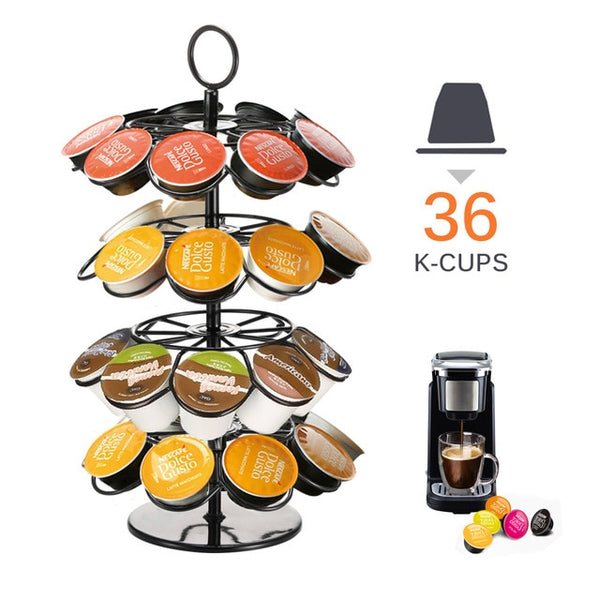 40 Pods Coffee Capsule Organizer Storage Stand Practical Coffee Drawers Capsules Holder For Nespresso Coffee Capsule Shelves