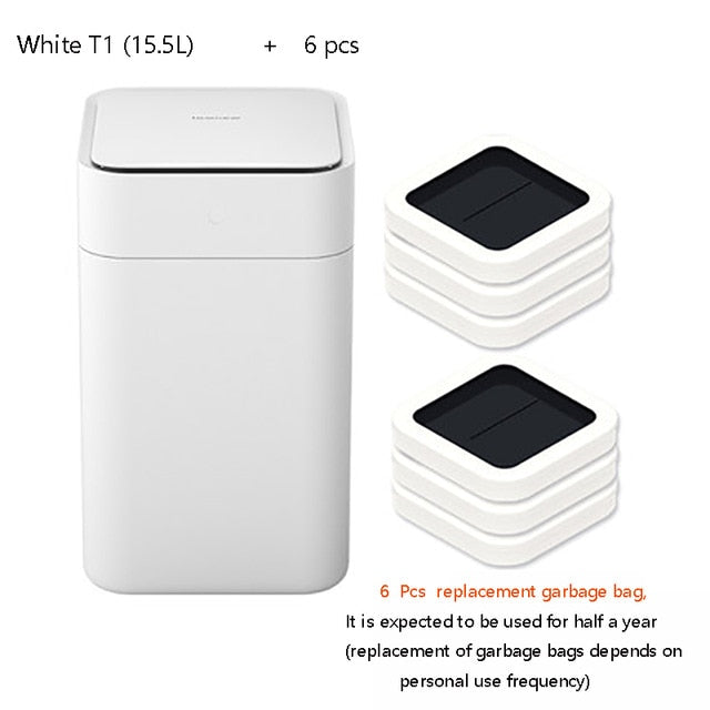 Oringal Townew Smart Trash Can T1 Large Capacity Automatic Smart Infrared Motion Sensor Rubbish Waste Bin Kitchen Garbage Bin