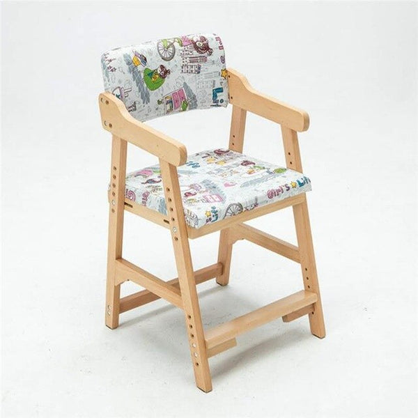 Mobiliario Meuble Infantiles Silla De Estudio Wood Adjustable Cadeira Infantil Children Furniture Chaise Enfant Kids Chair