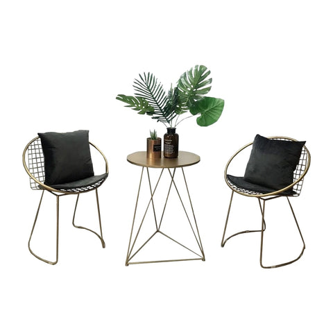 Nordic Table and Chair Combination Single Chair Modern Minimalist Creative Leisure Small Round Table Fashion Ins