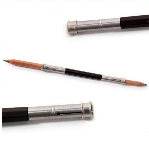 Dual Head Pencil Extender Holder Lengthener-Art Pencil Eyeliner Makeup Pencil Write Tool School Office Supply