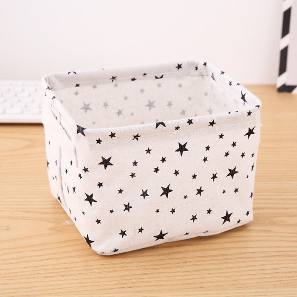 MICCK DIY Desktop Storage Basket Sundries Underwear Toy Storage Box Cosmetic Book Organizer  Stationery Container Laundry Basket