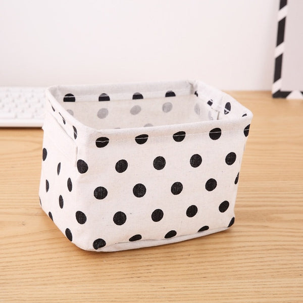 MICCK DIY Desktop Storage Basket Sundries Underwear Toy Storage Box Cosmetic Book Organizer  Stationery Container Laundry Basket