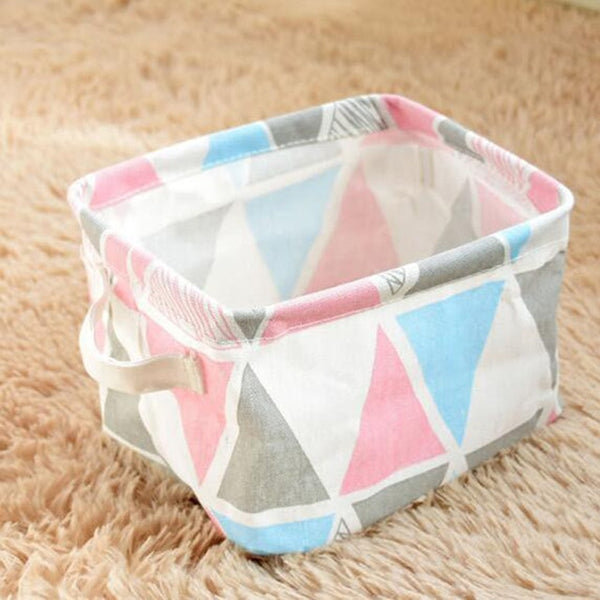 MICCK DIY Desktop Storage Basket Sundries Underwear Toy Storage Box Cosmetic Book Organizer  Stationery Container Laundry Basket