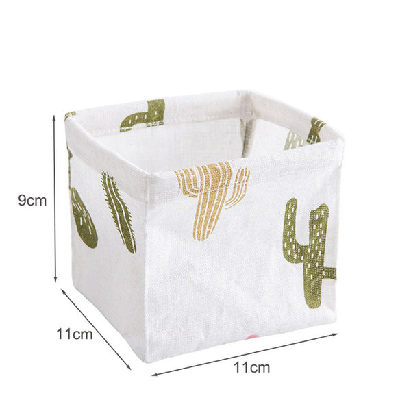 MICCK DIY Desktop Storage Basket Sundries Underwear Toy Storage Box Cosmetic Book Organizer  Stationery Container Laundry Basket