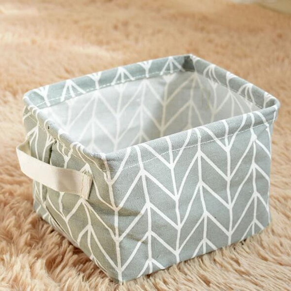 MICCK DIY Desktop Storage Basket Sundries Underwear Toy Storage Box Cosmetic Book Organizer  Stationery Container Laundry Basket