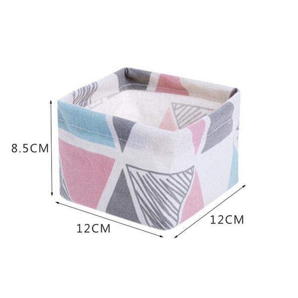 MICCK DIY Desktop Storage Basket Sundries Underwear Toy Storage Box Cosmetic Book Organizer  Stationery Container Laundry Basket