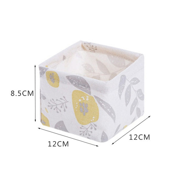 MICCK DIY Desktop Storage Basket Sundries Underwear Toy Storage Box Cosmetic Book Organizer  Stationery Container Laundry Basket