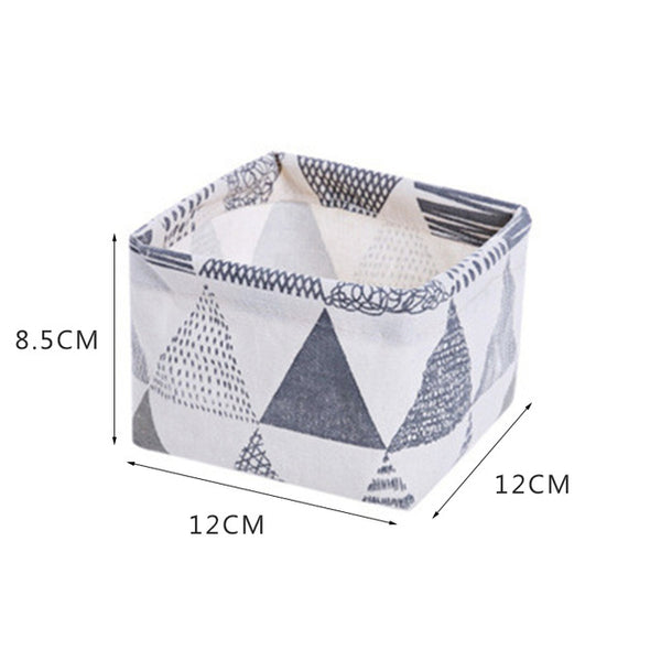 MICCK DIY Desktop Storage Basket Sundries Underwear Toy Storage Box Cosmetic Book Organizer  Stationery Container Laundry Basket